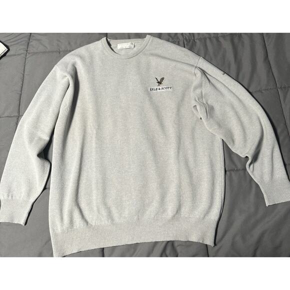 Lyle & Scott Men's Scotish Made New Wool Sweater XL - Picture 1 of 4